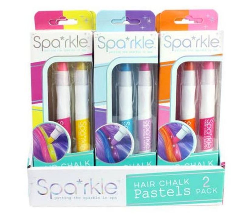 Spa*Rkle 2-Pack Hair Chalk, Pastels Assorted