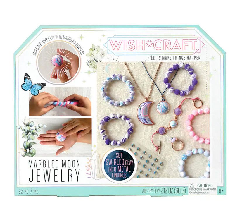 Wish*Craft Marbled Moon Jewelry