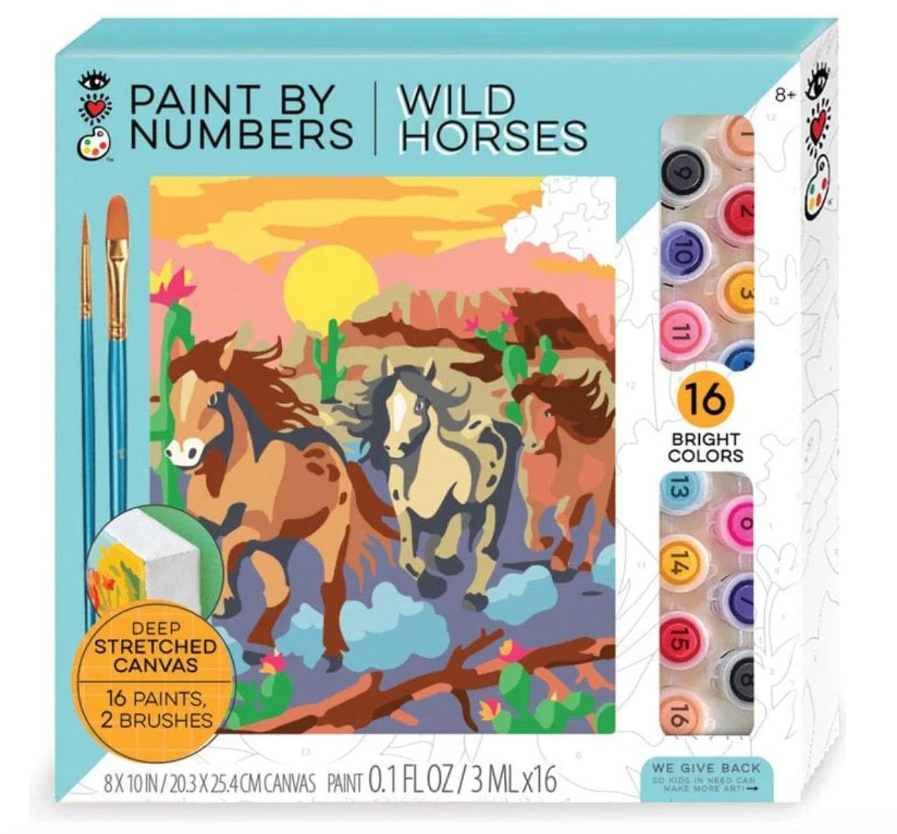 Iheartart Paint by Numbers - Wild Horses