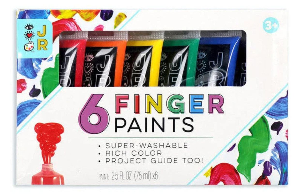 Iheartart Jr Set of 6 Finger Paints