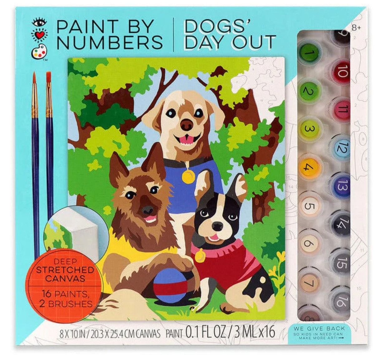 Iheartart Paint by Numbers - Dogs&#39; Day Out