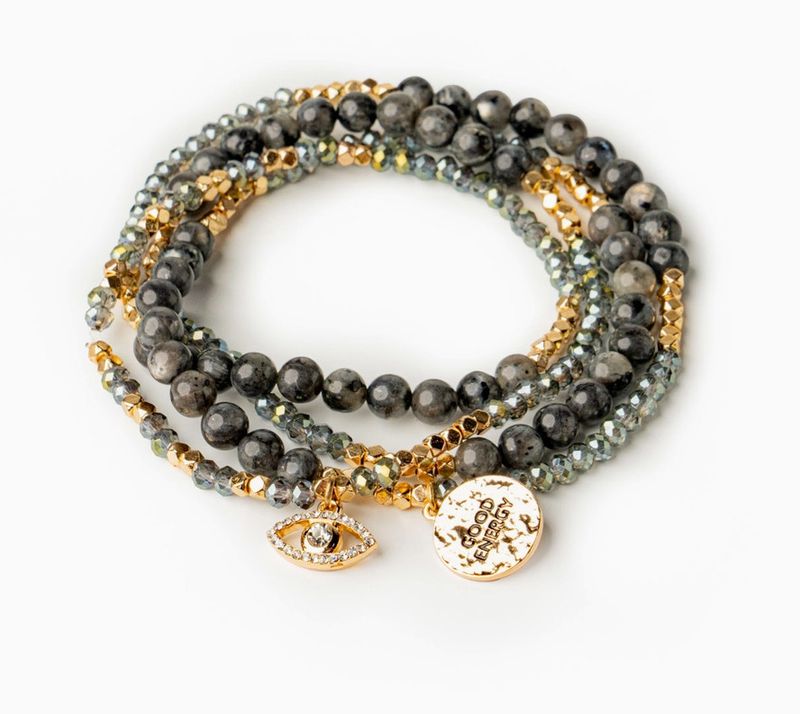 Soul Stacks Terra Stone Wrap Bracelet &amp; Necklace