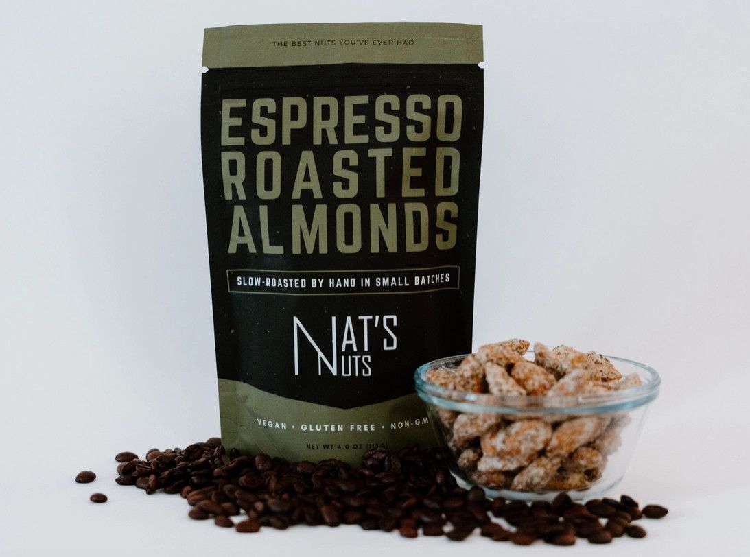 Espresso Roasted Almonds, 4oz