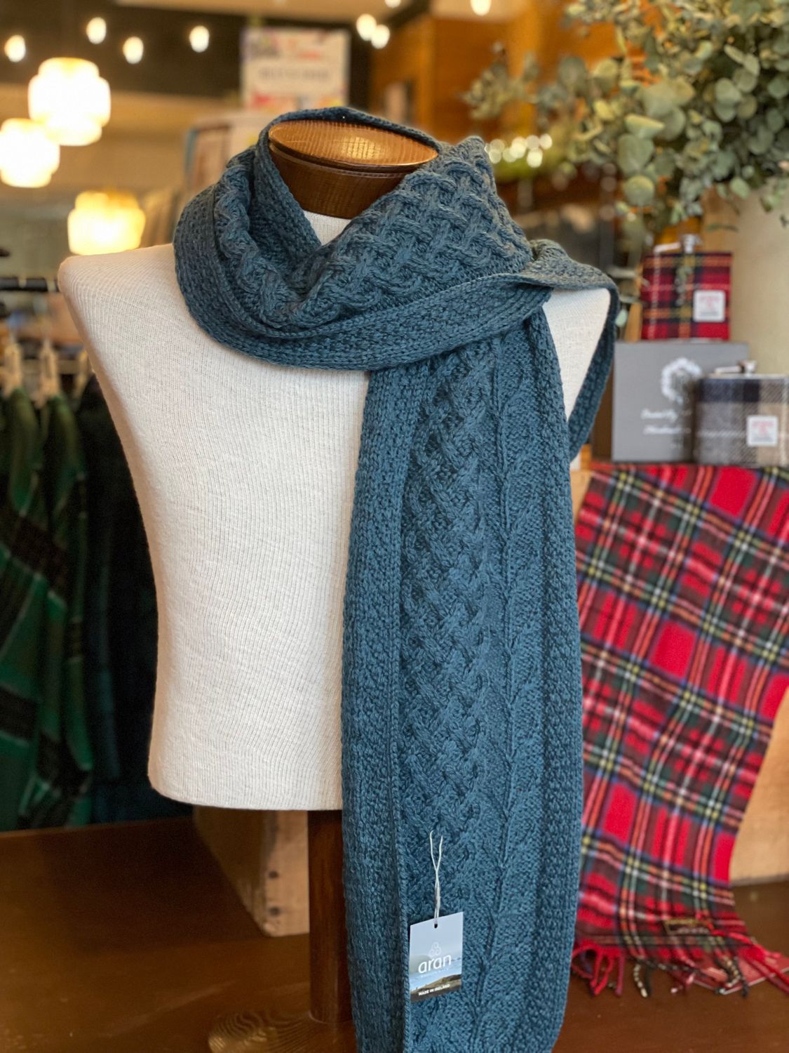 Kilconnell Plaited Aran Scarf