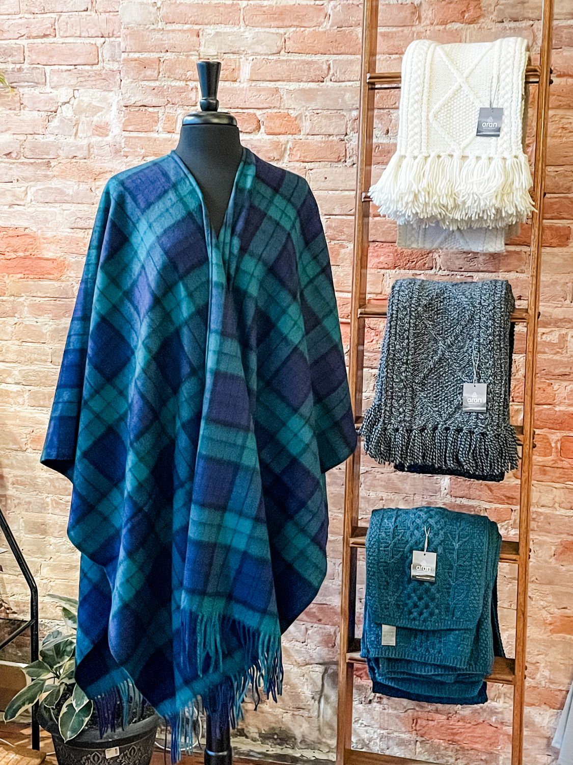 Black Watch Lambswool Cape