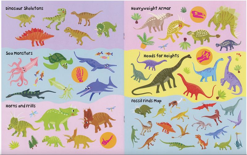 Dinosaur Sticker Facts