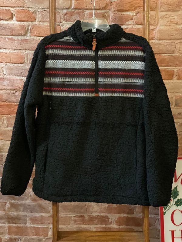 Lydia Contrast Sherpa Pullover