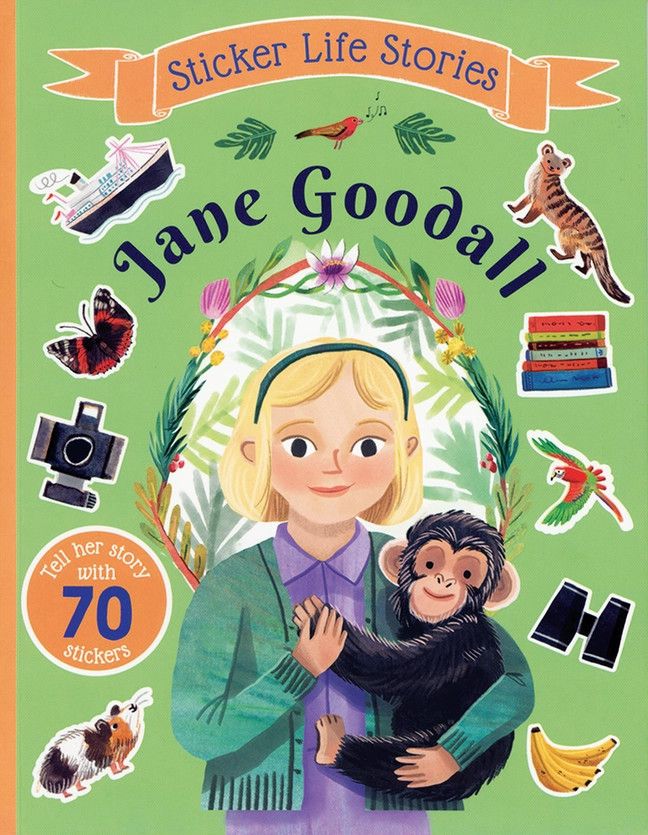 Sticker Life Stories : Jane Goodall
