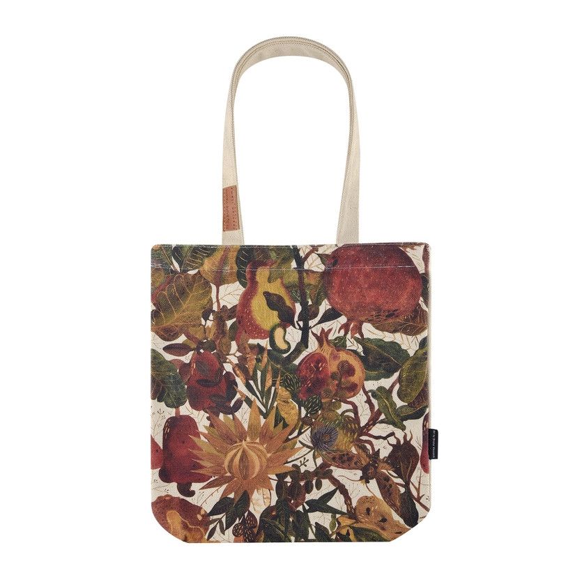 Canvas Shopper Bag, Color: Fig