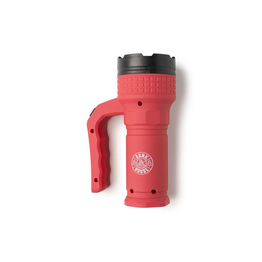 2-in-1 Rechargeable Flashlight, Color: Red