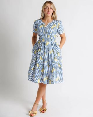Short Sleeve Knee Length Dress
