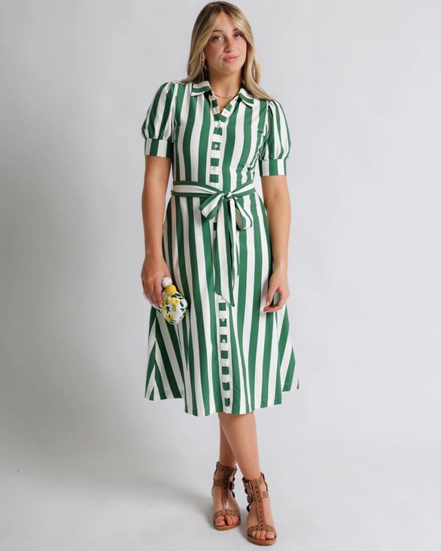 Short Sleeve Button Down Shirt Dress