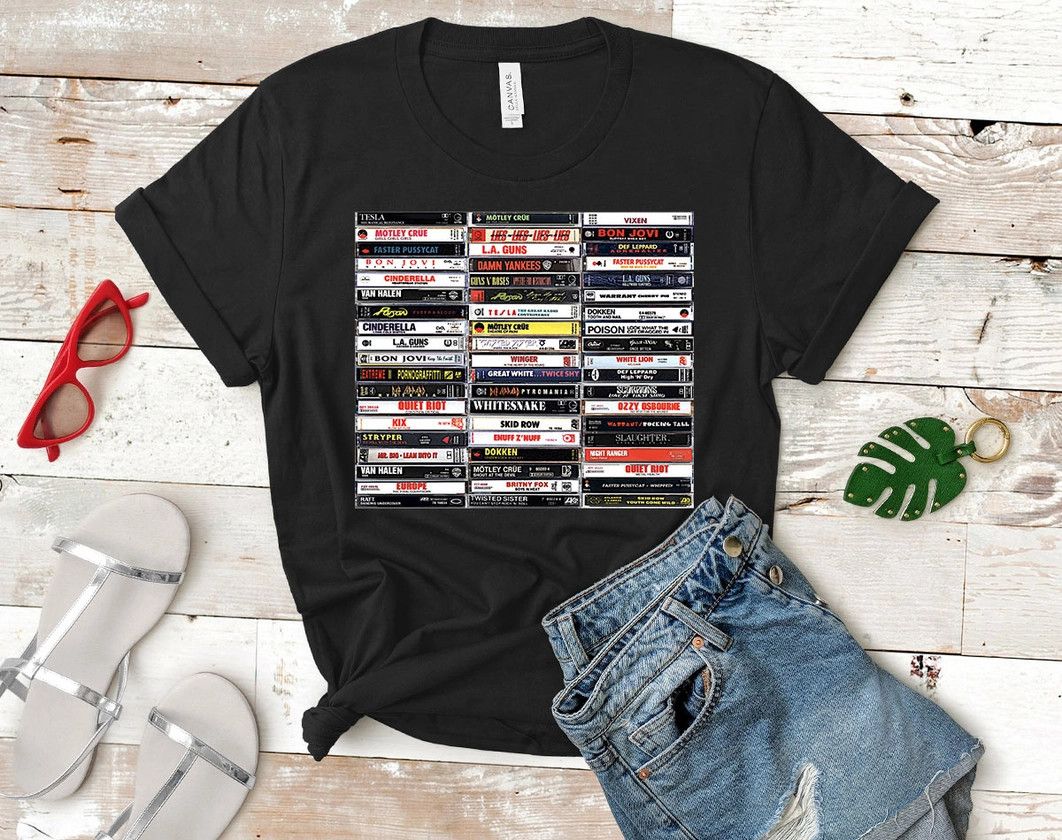 80&#39;s Heavy Metal Cassette T-Shirt