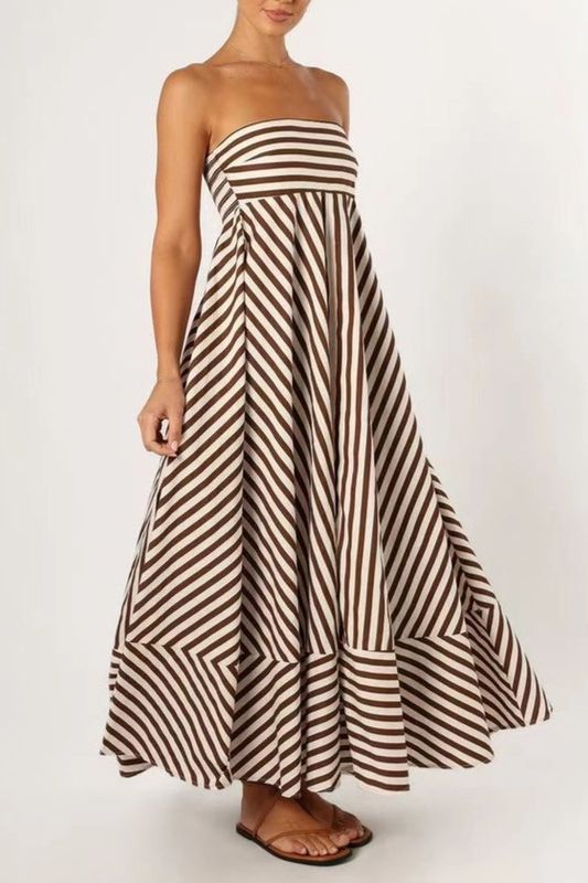 Bandeau Strapless Maxi Dress