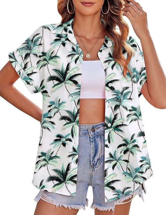 Tropical Beach Short Sleeve Shirt