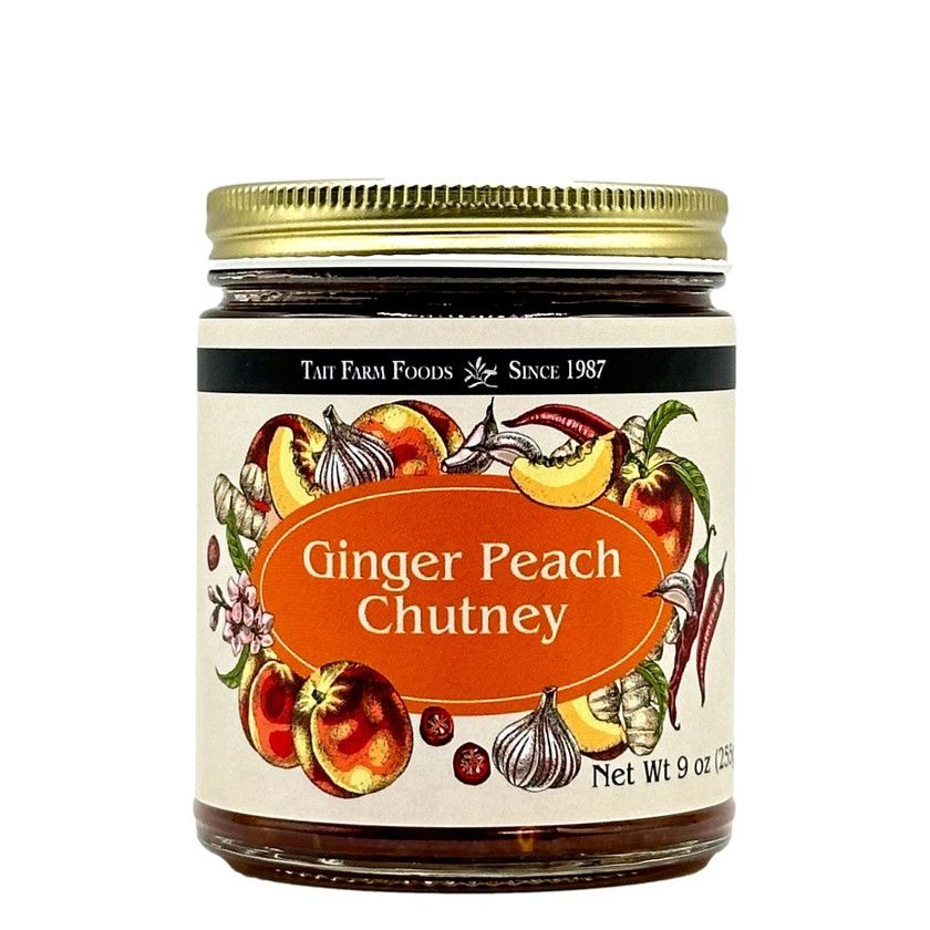 9 oz Ginger Peach Chutney