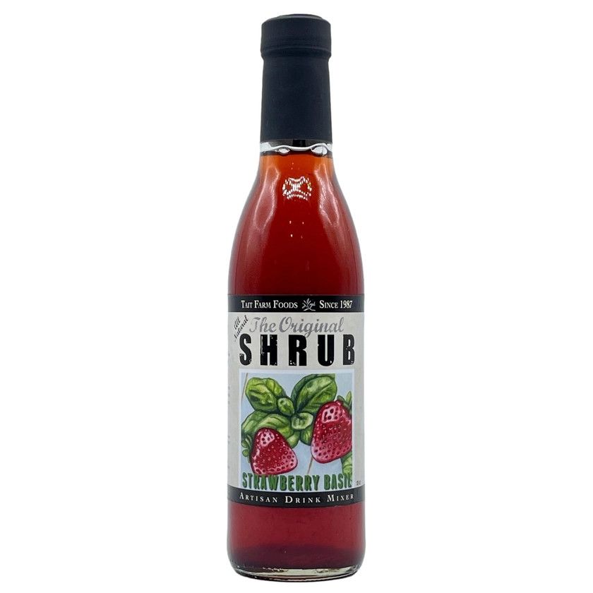 13 oz Strawberry Basil Shrub Mixer