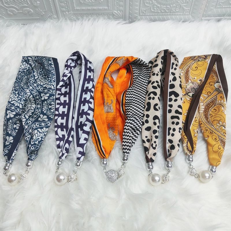 Magnetic Silk Scarf Necklace