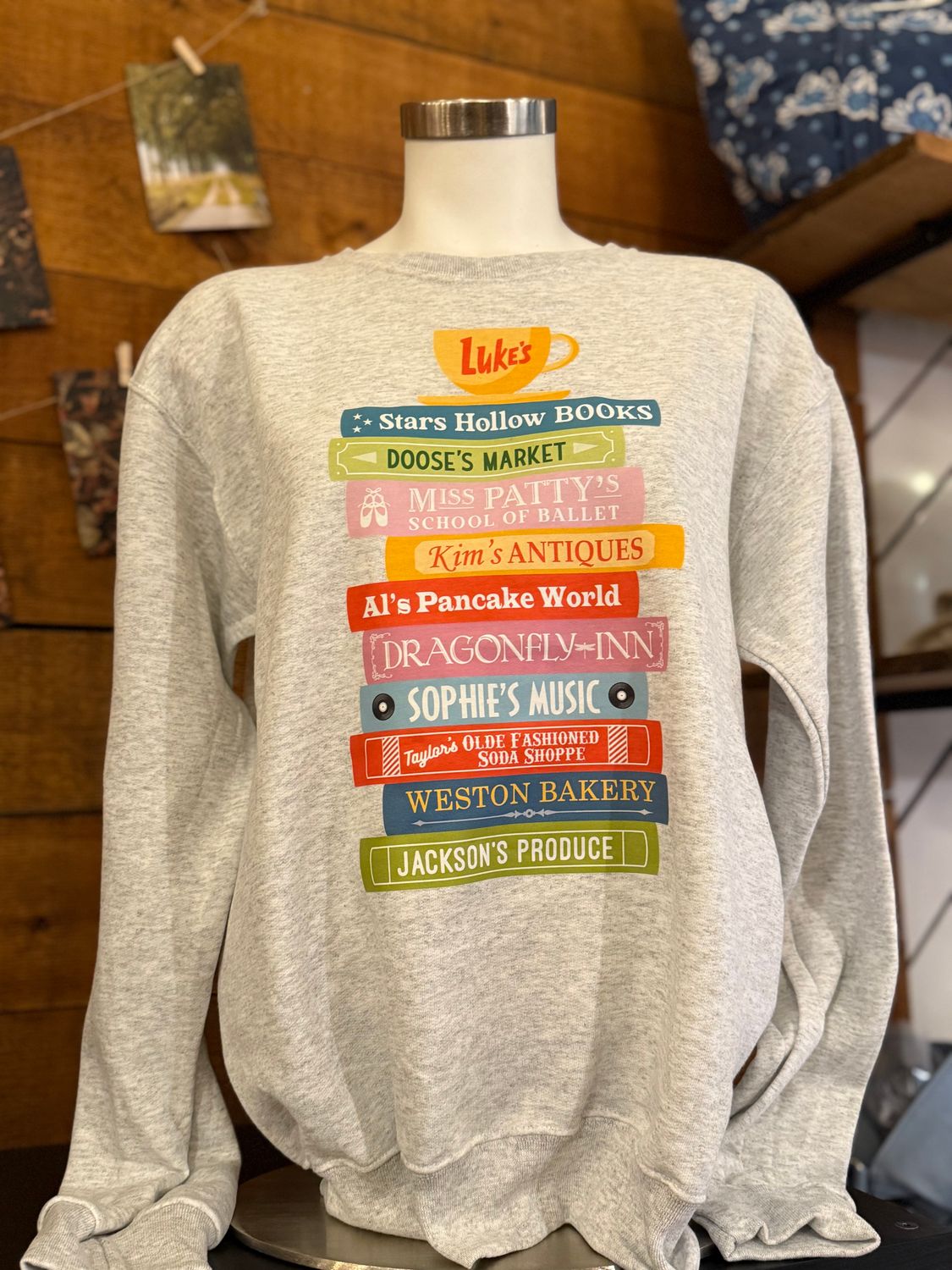Star&#39;s Hollow Book Stack Sweatshirt