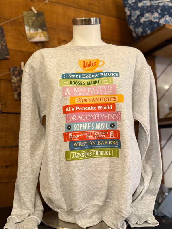 Star&#39;s Hollow Book Stack Sweatshirt