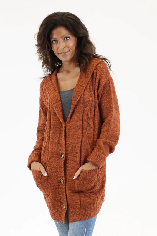 Hooded Collared Sweater