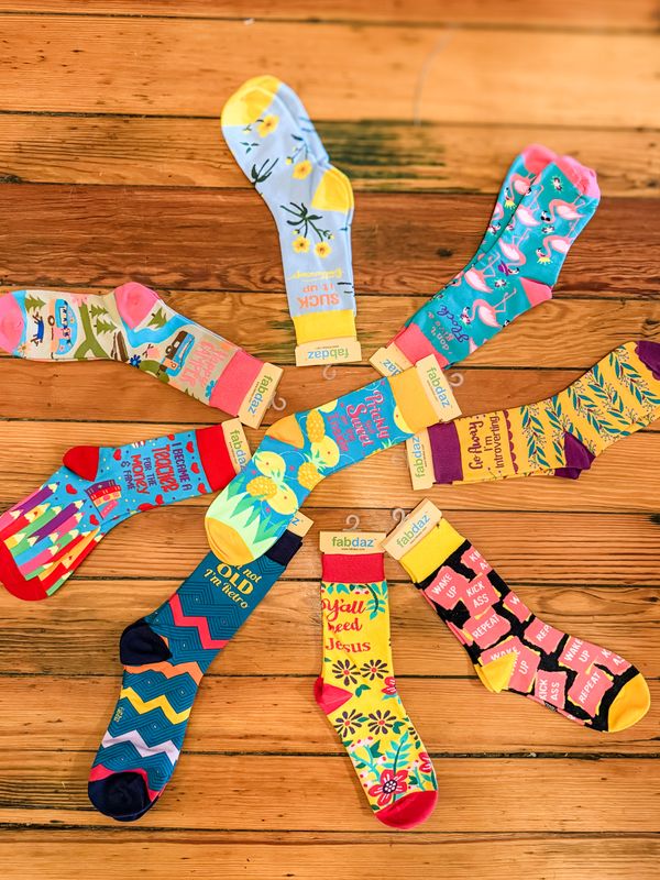 Women&#39;s Novelty Crew Socks