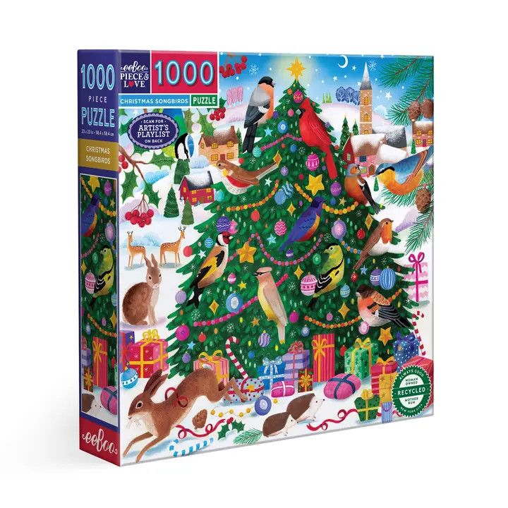 Christmas Songbirds 1000 Piece Puzzle