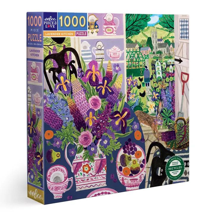 Lavender Kitchen 1000 Piece Square Puzzle