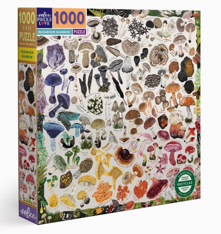 Mushroom Rainbow 1000 Piece Puzzle