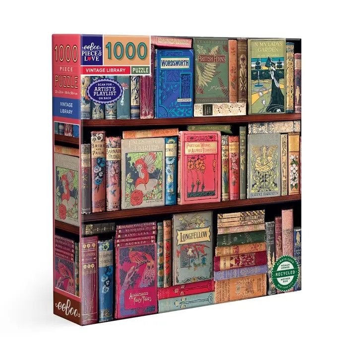 Vintage Library 1000 Piece Puzzle