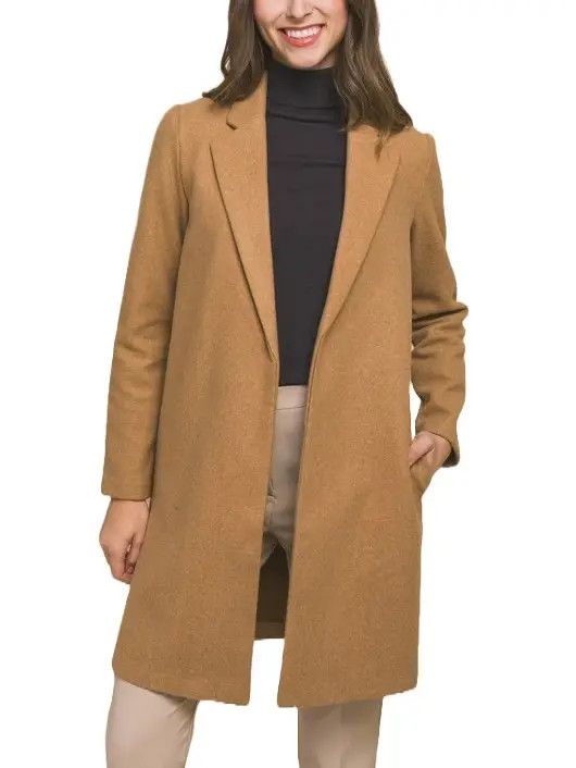 Jq Fleece Long Line Coat