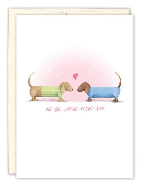 Be-long Together Hounds Anniversary Card