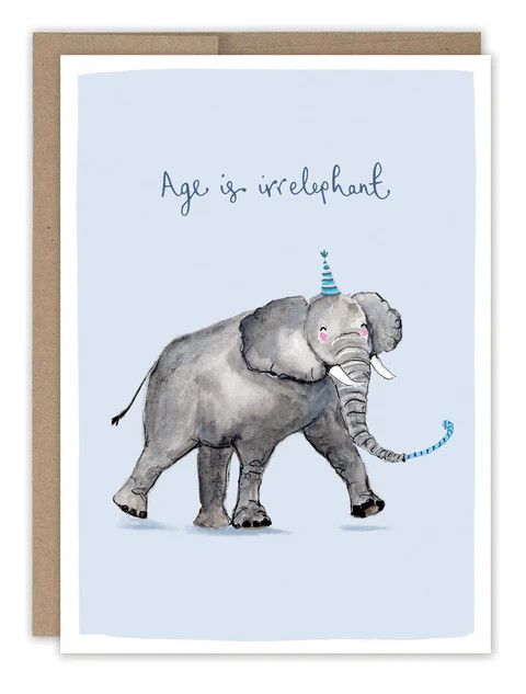 Elephant Birthday Card