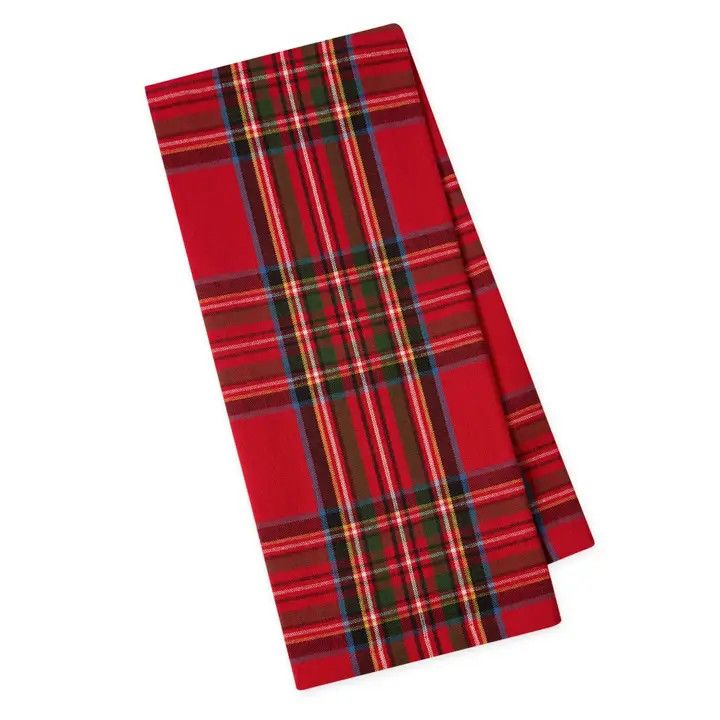 Tis the Season Plaid Dishtowel