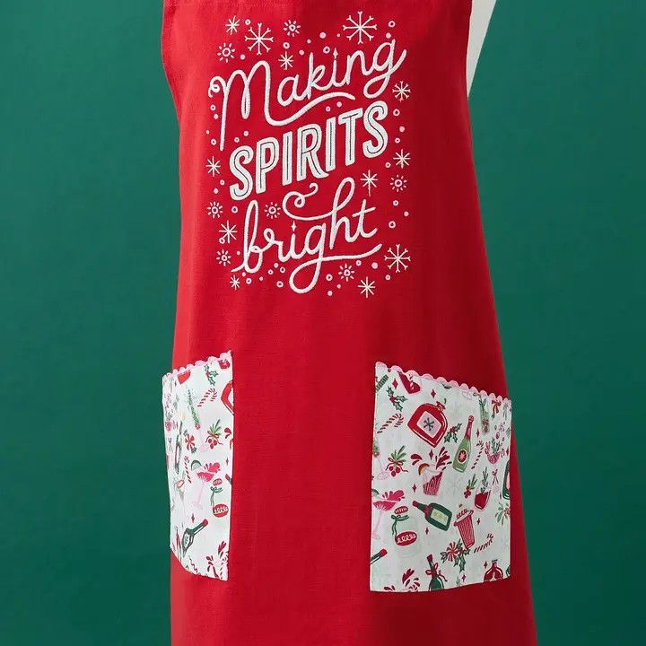 Spirits Bright Embellished Apron