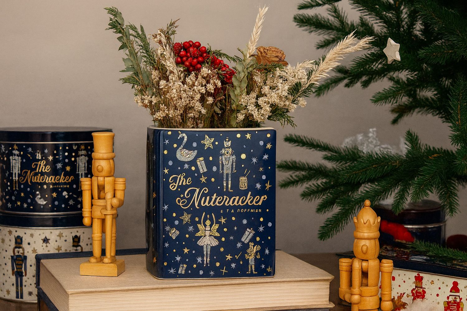 Small Book Vase, the Nutcracker