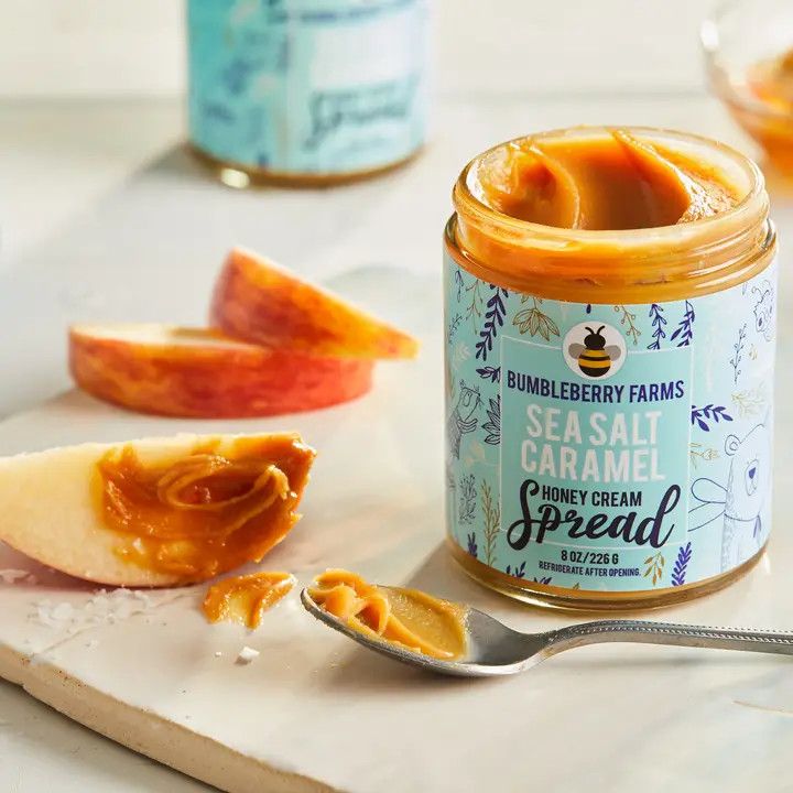 Sea Salt Caramel Honey Cream Spread - 8oz