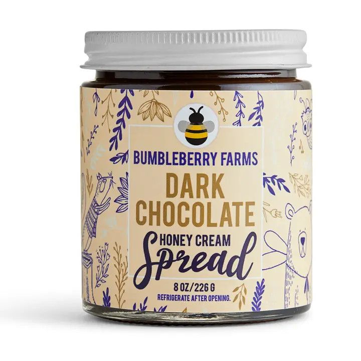 Dark Chocolate Honey Cream Spread - 8oz