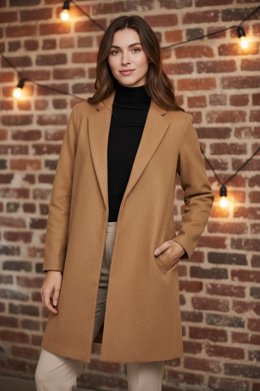 Jq Fleece Long Line Coat