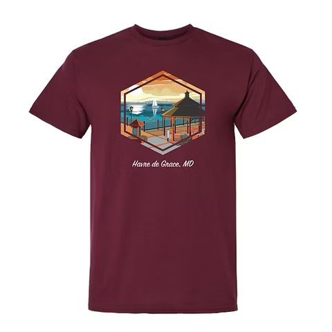 "The Downtown" Breast/Back LS Tee
