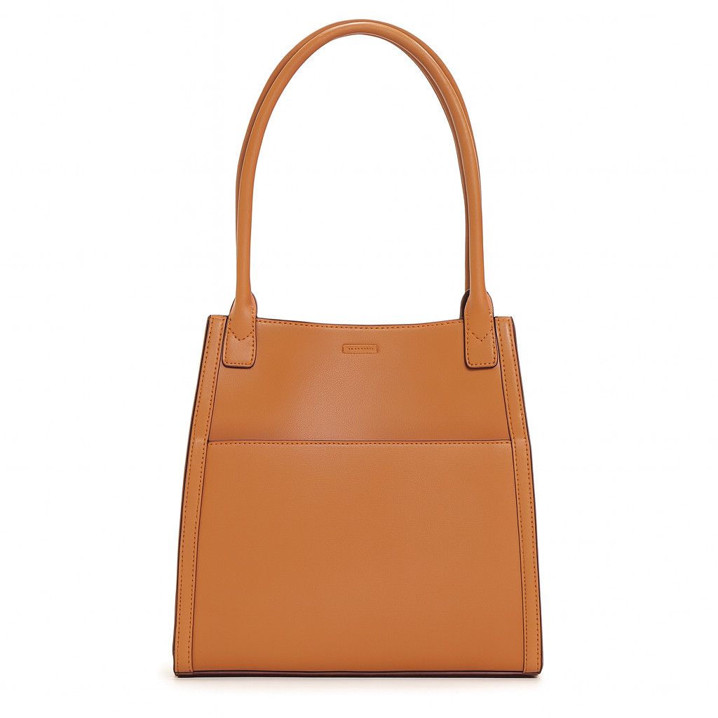 Brooklyn Vertical Tote, Color: Camel