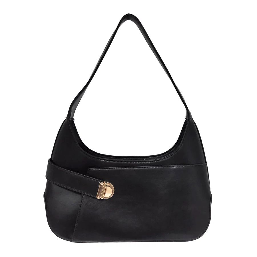 Andrea Hobo Bag, Color: Black