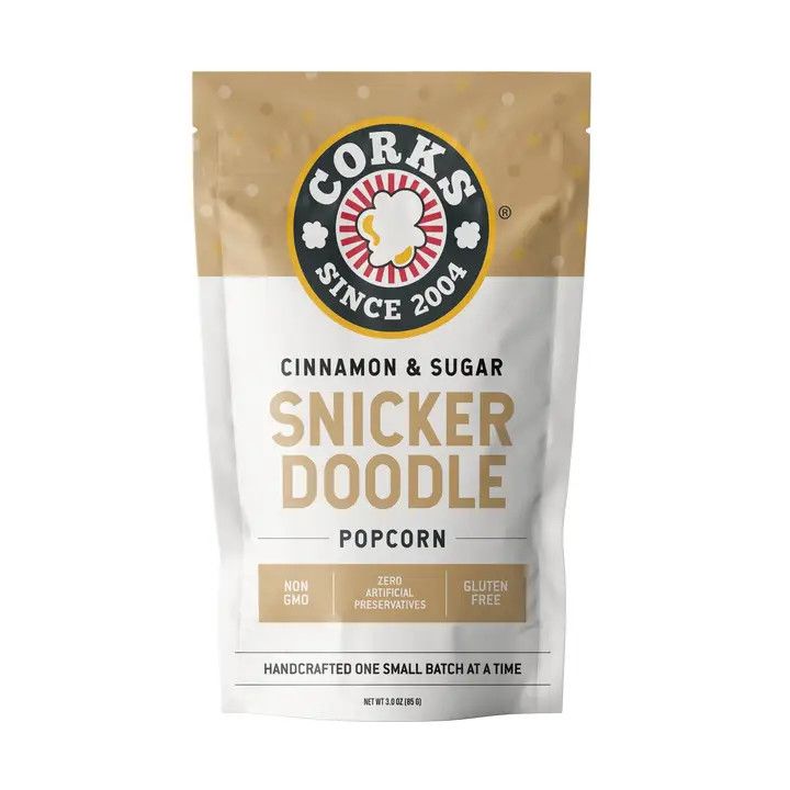 Cinnamon and Sugar Snickerdoodle Popcorn - 3.0oz