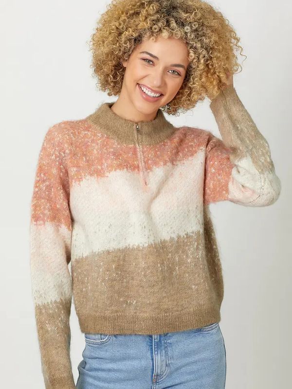 Color Blocked Pullover