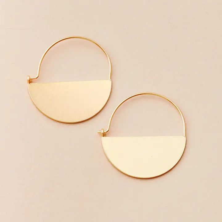 Refined Earring - Lunar Hoop/Gold Vermeil