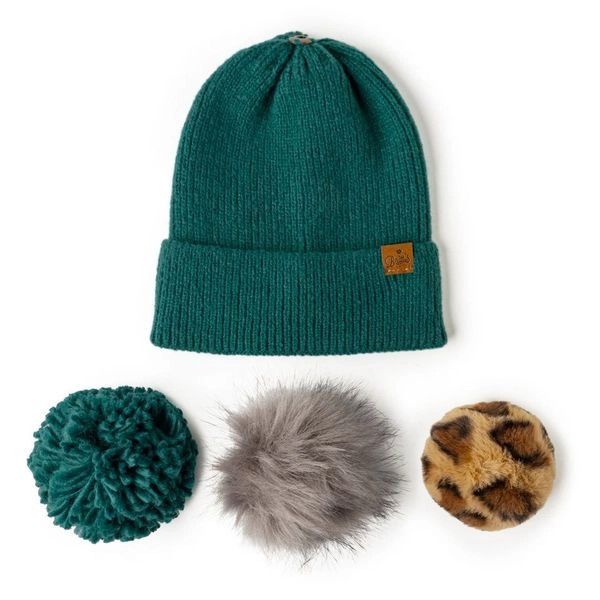 Snap To It Mix &amp; Match Pom Hat, Color: Green