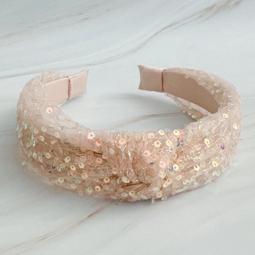 Shimmer Lover Knot Headband, Color: Day Shimmer