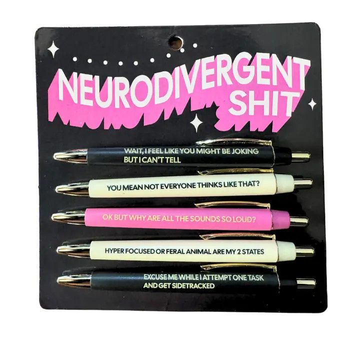 Neurodivergent Sh*t Pen Set