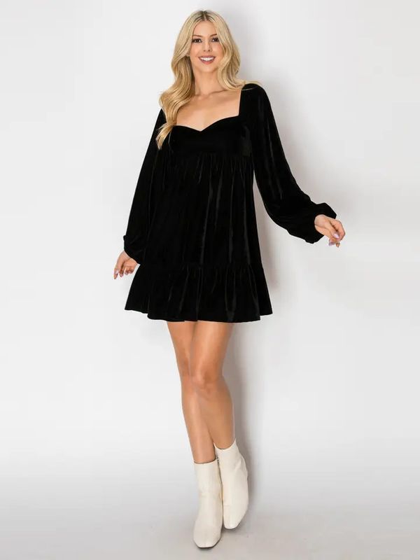 Velvet Mini Dress