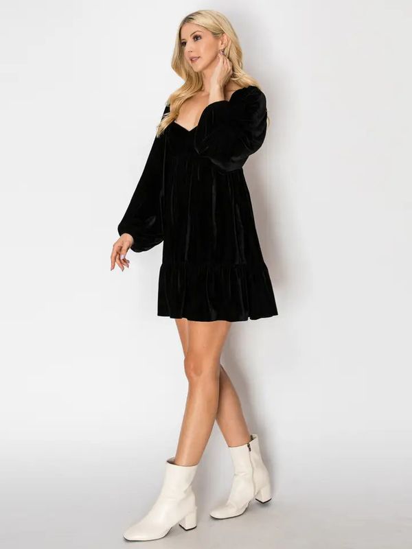 Velvet Mini Dress